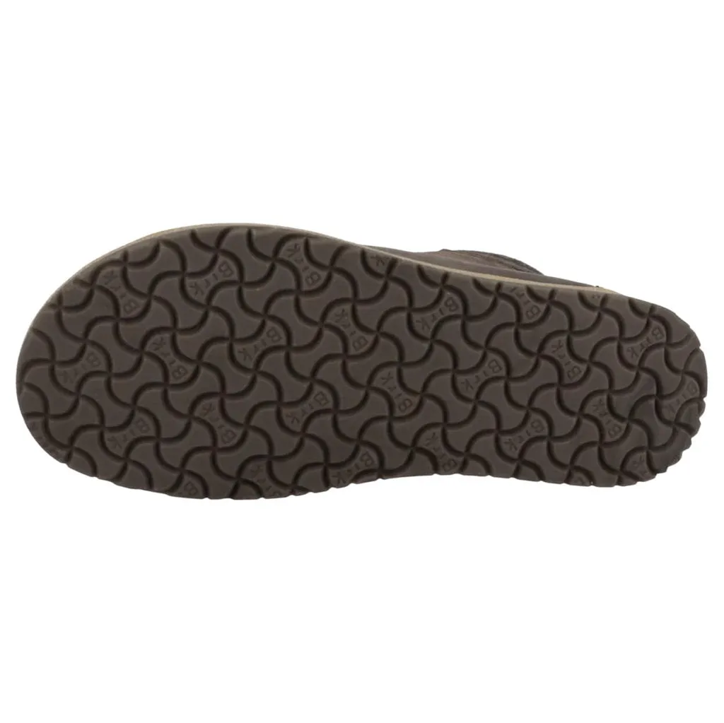 Bottes cheville unisexe Birkenstock Honnef en nubuck huilé haut