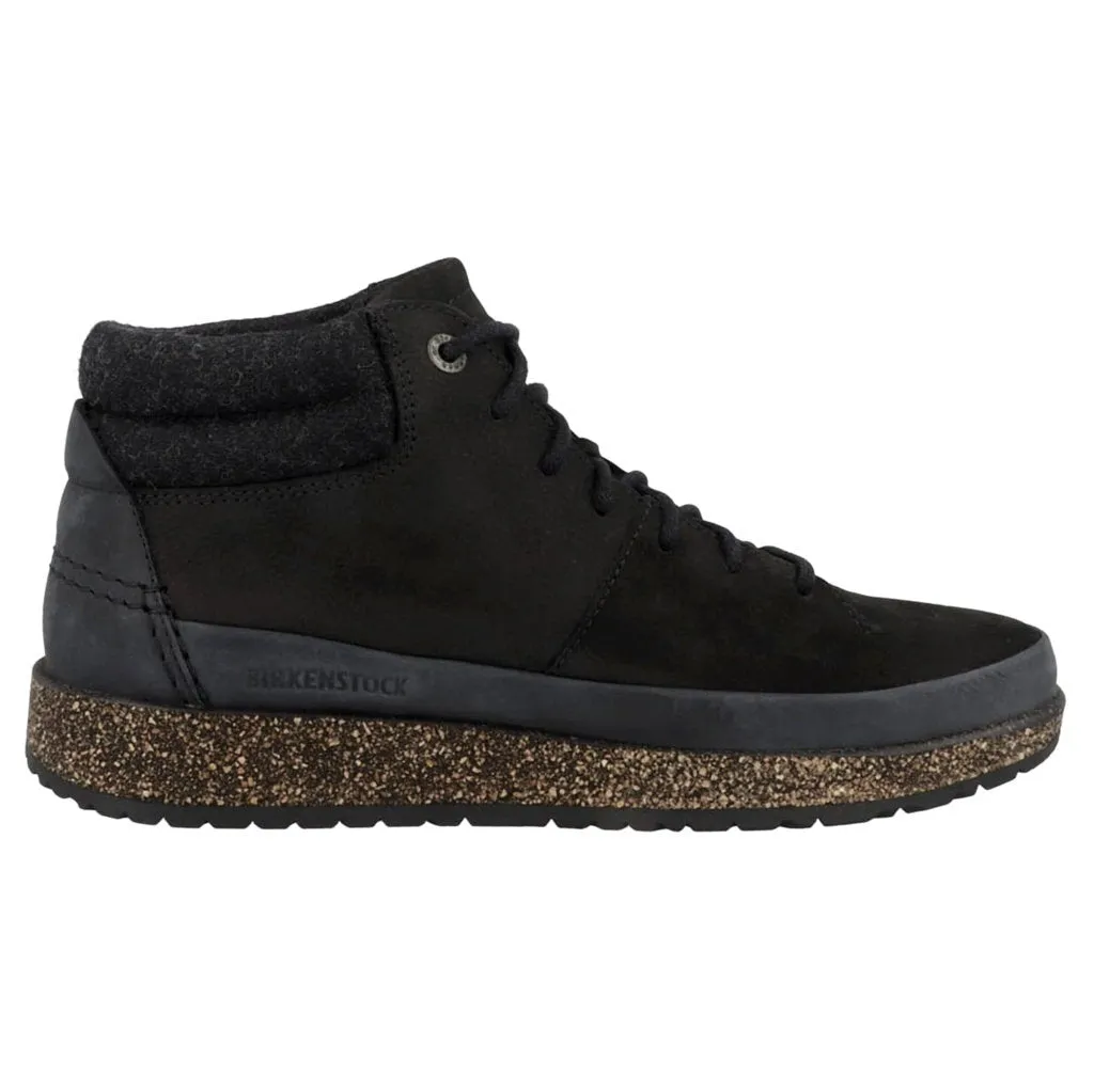 Bottes cheville unisexe Birkenstock Honnef en nubuck huilé haut