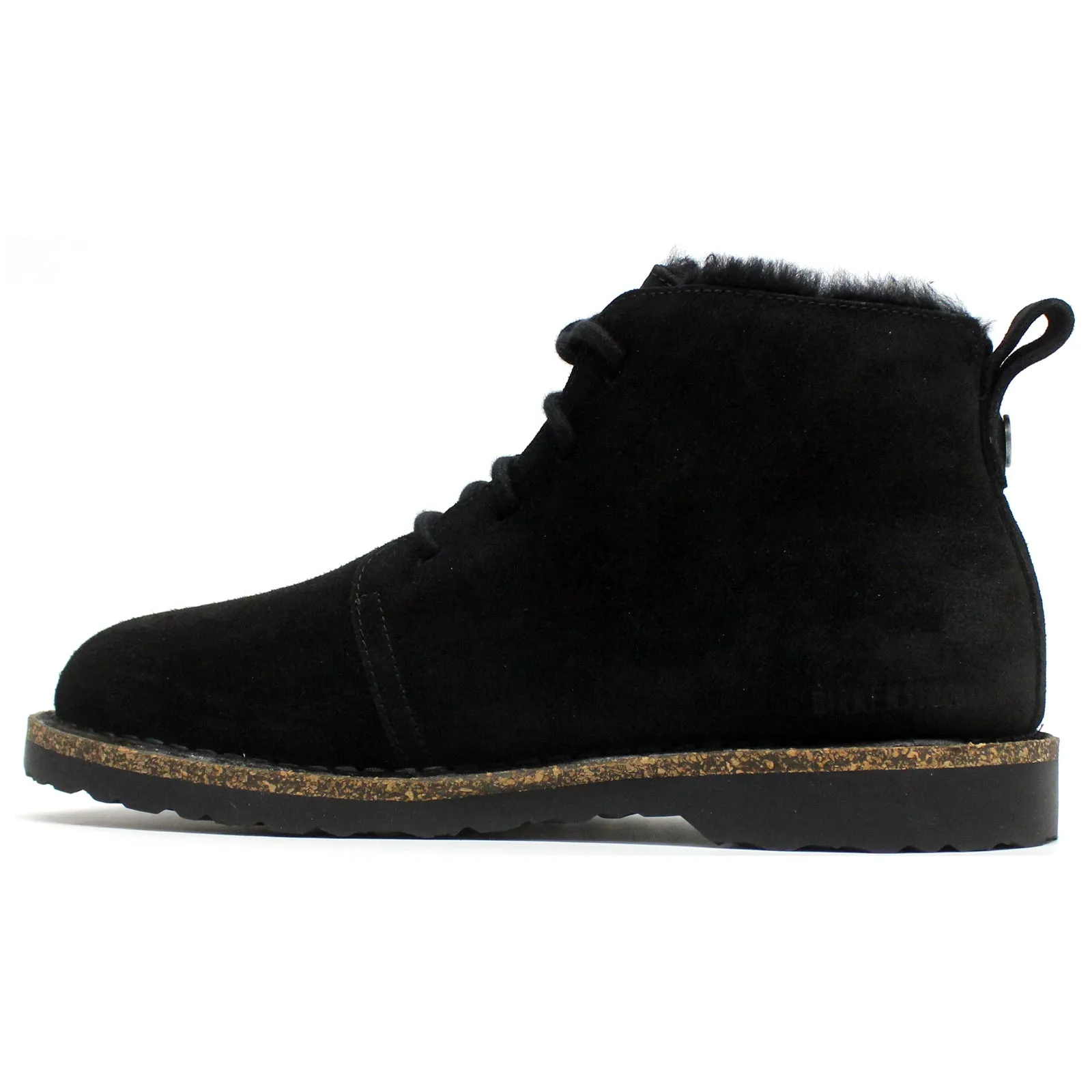 Bottes chevilles unisexes Birkenstock Uppsala Mid en daim doublé de shearling