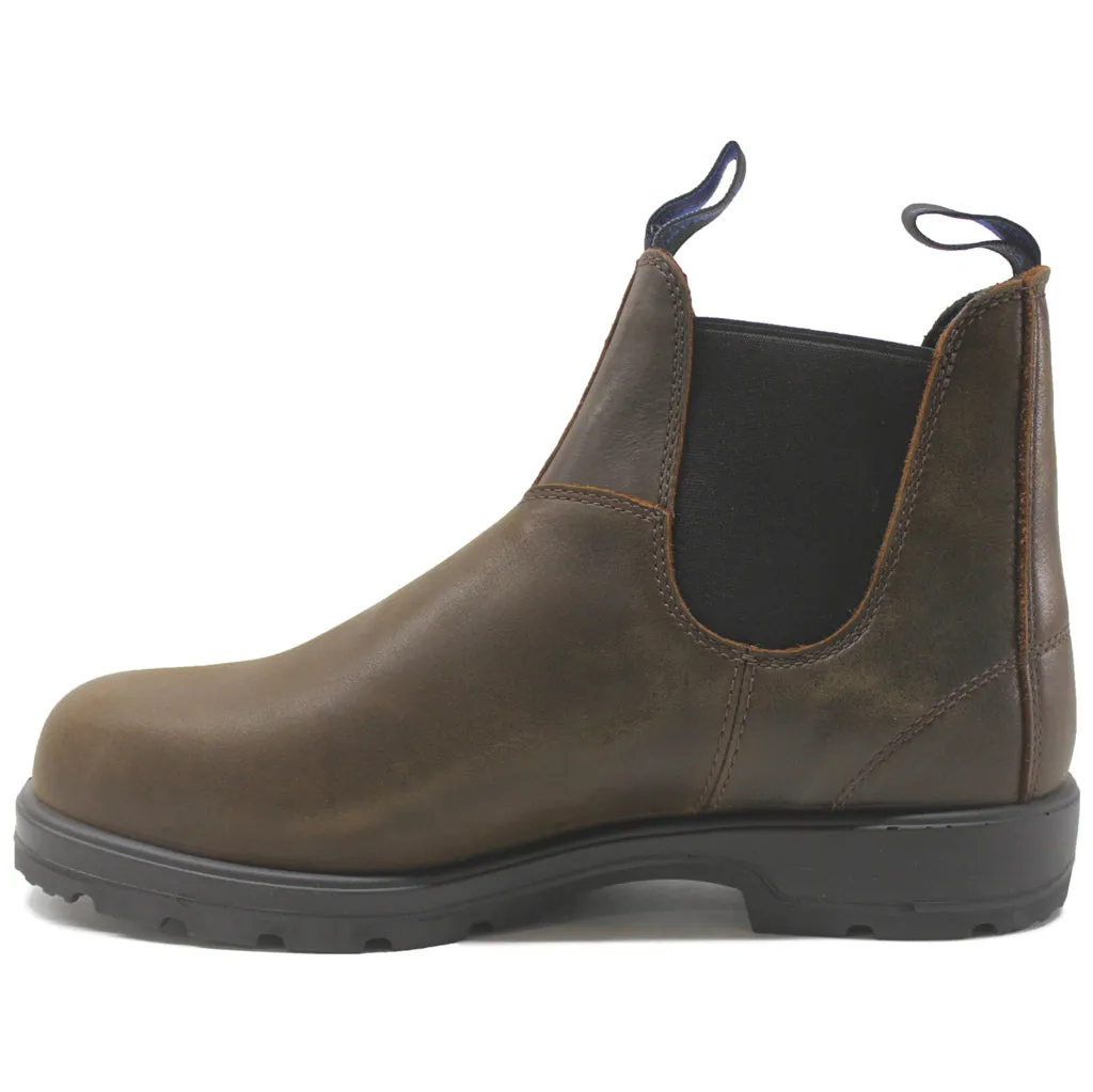 Bottes Chelsea unisex résistantes à l'eau en cuir Blundstone 1477