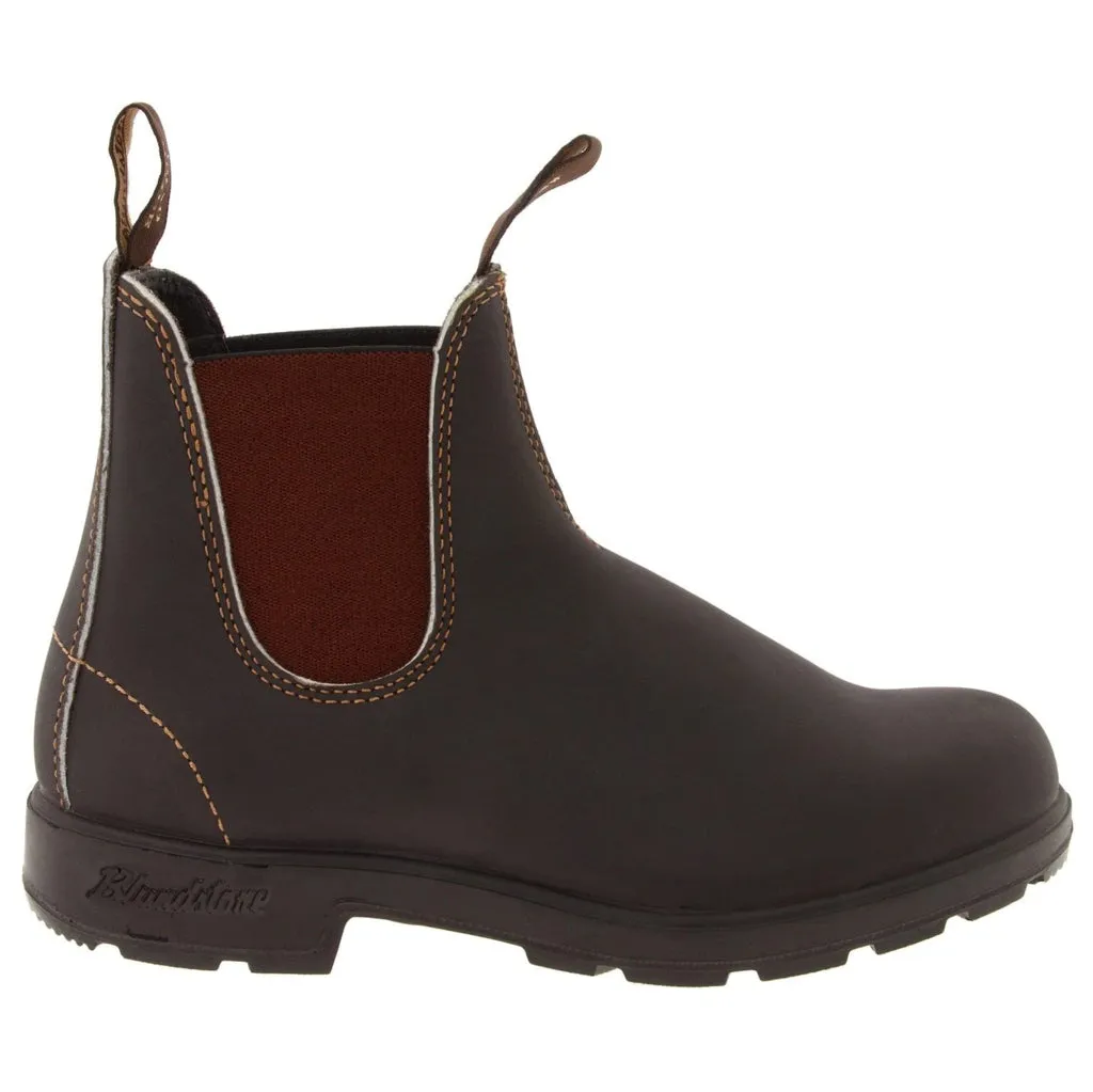 Bottes Chelsea unisex résistantes à l'eau en cuir Blundstone 500