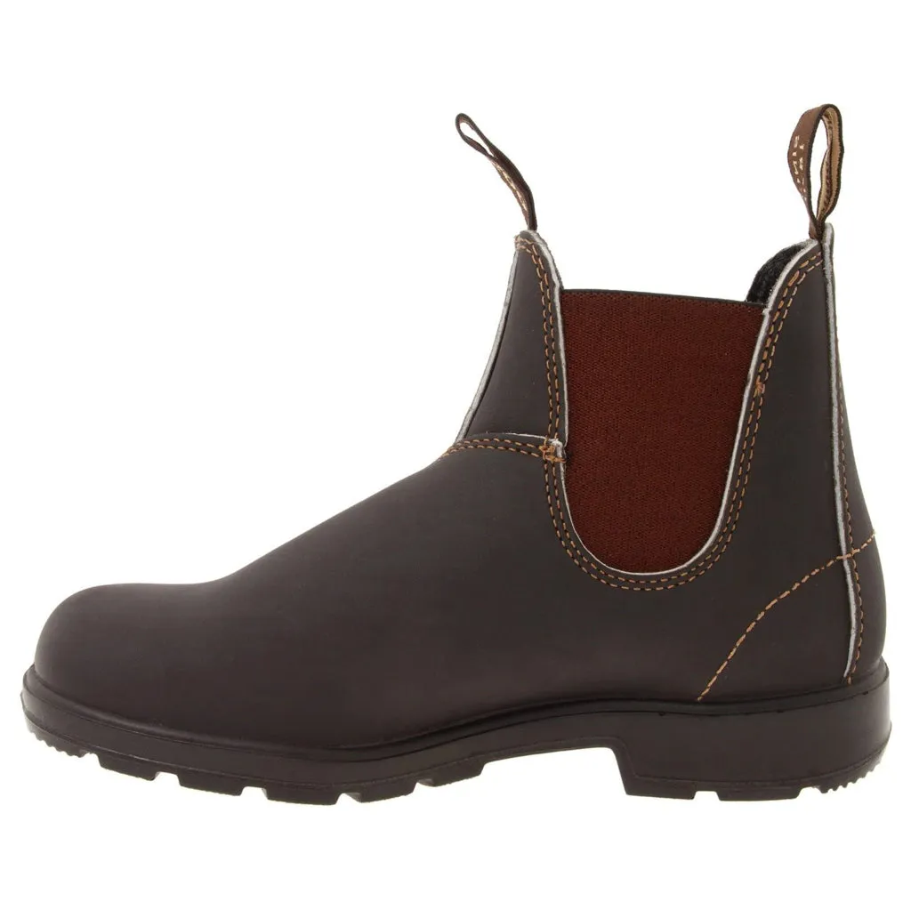 Bottes Chelsea unisex résistantes à l'eau en cuir Blundstone 500
