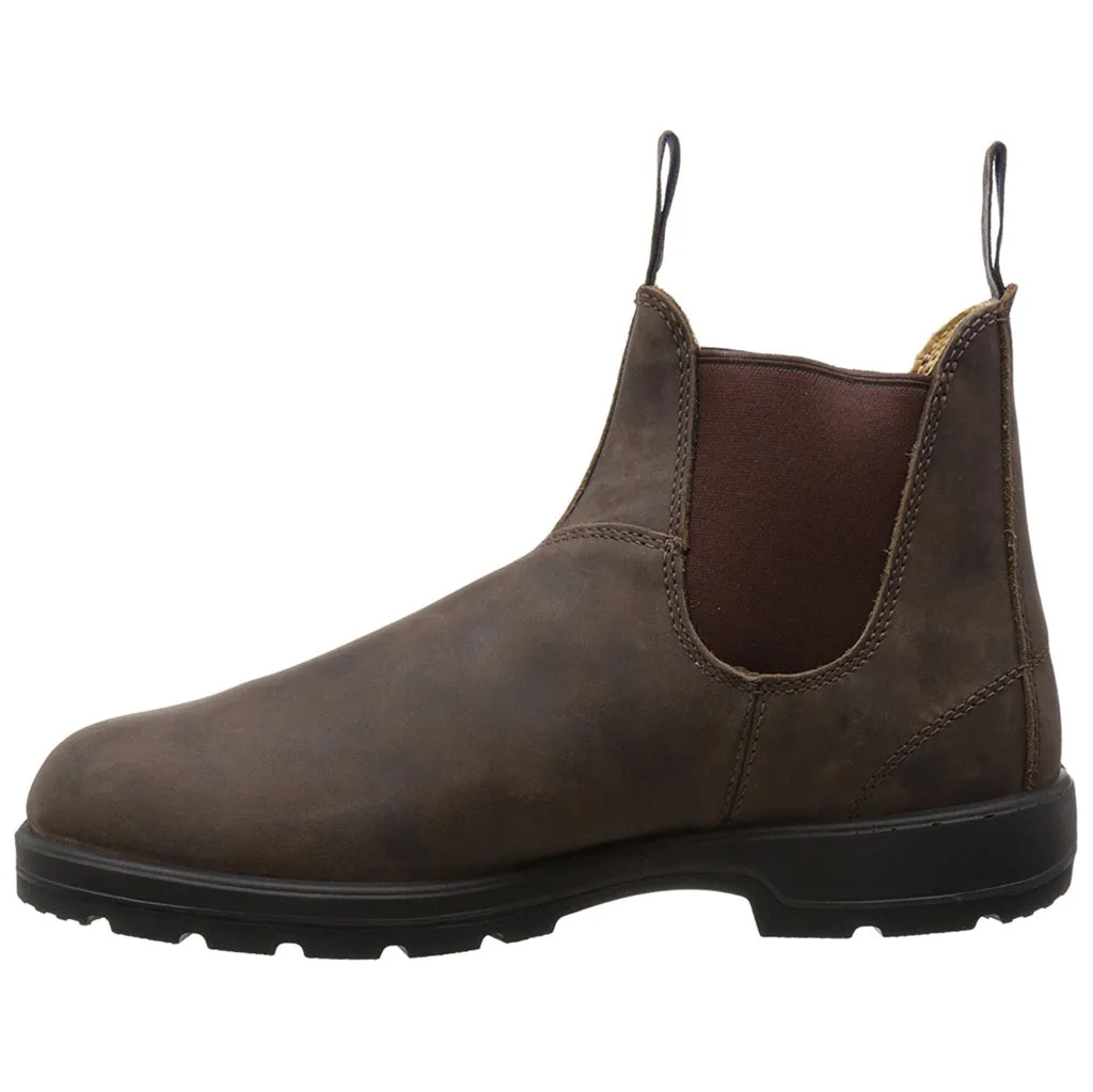 Bottes Chelsea unisex résistantes à l'eau en cuir Blundstone 584