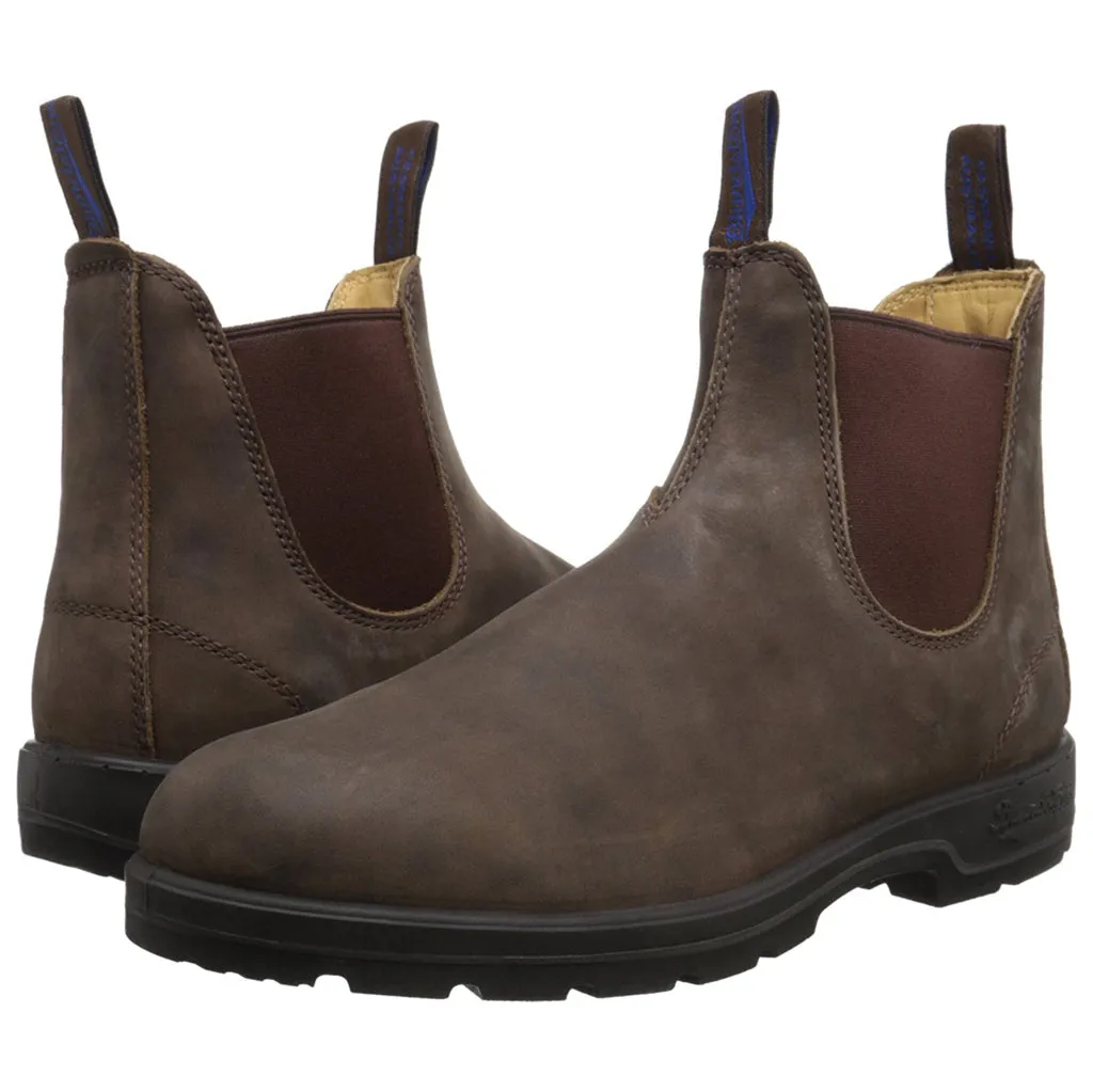 Bottes Chelsea unisex résistantes à l'eau en cuir Blundstone 584