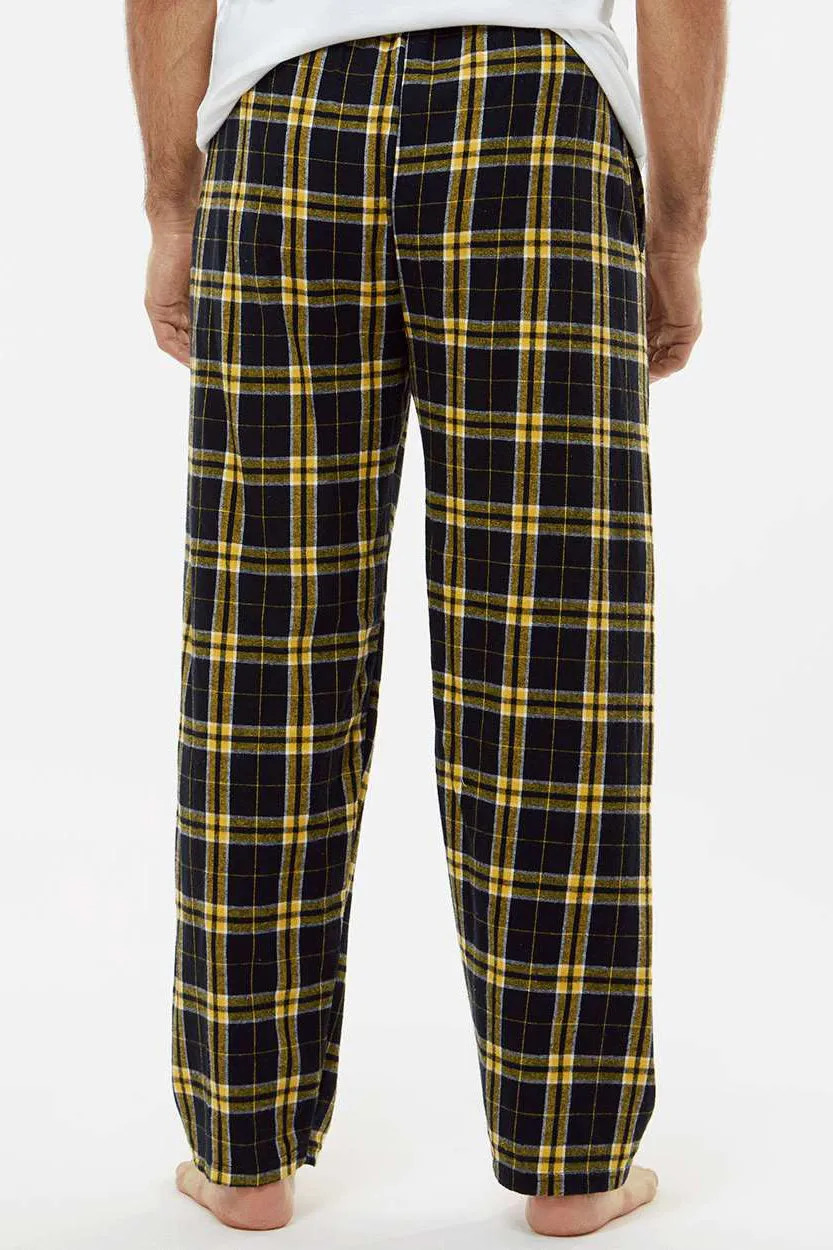 Pantalon en flanelle Harley pour hommes Boxercraft avec poches - Noir/Or