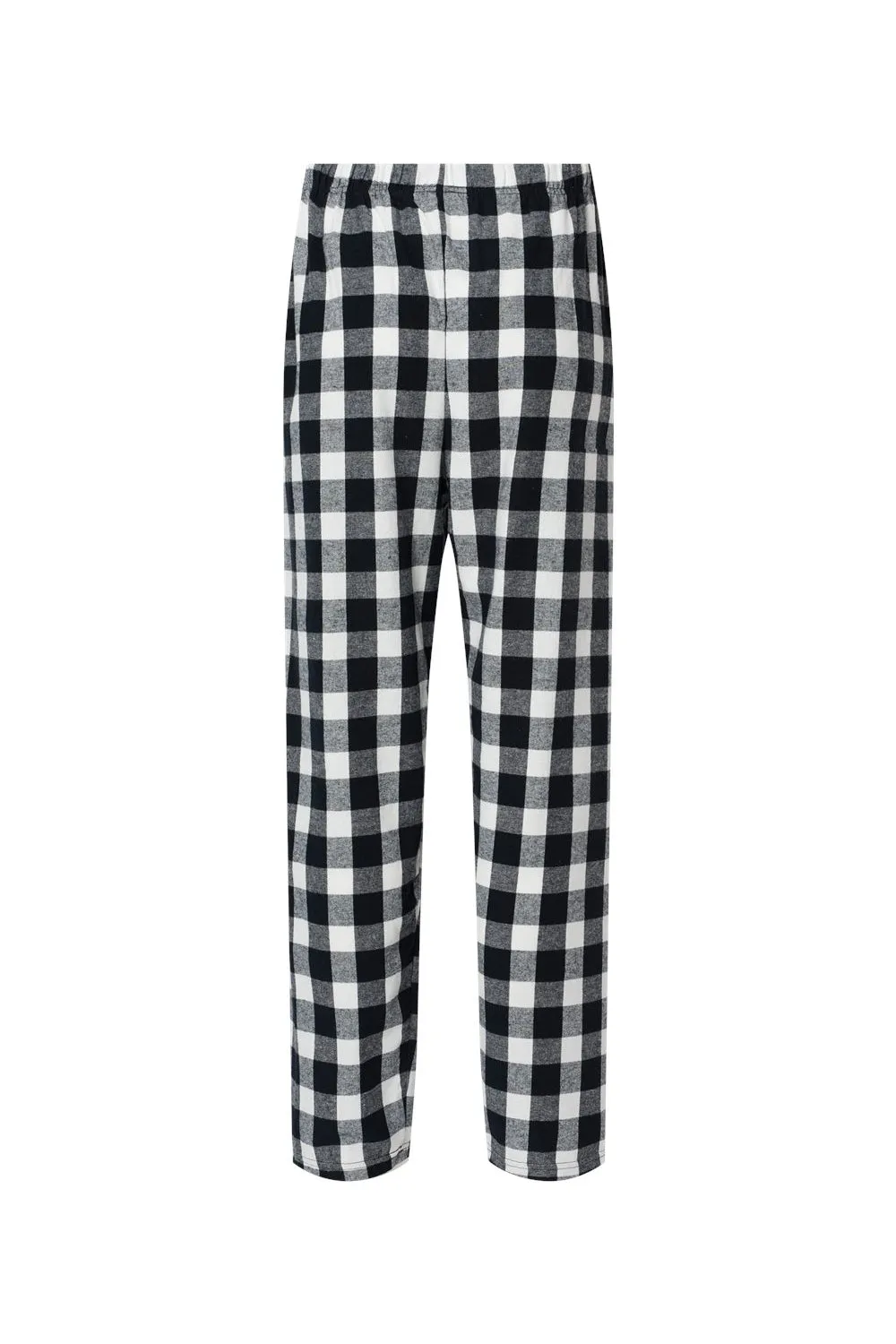 Boxercraft Pantalon en flanelle pour hommes Harley avec poches - Buffalo à carreaux noir et blanc