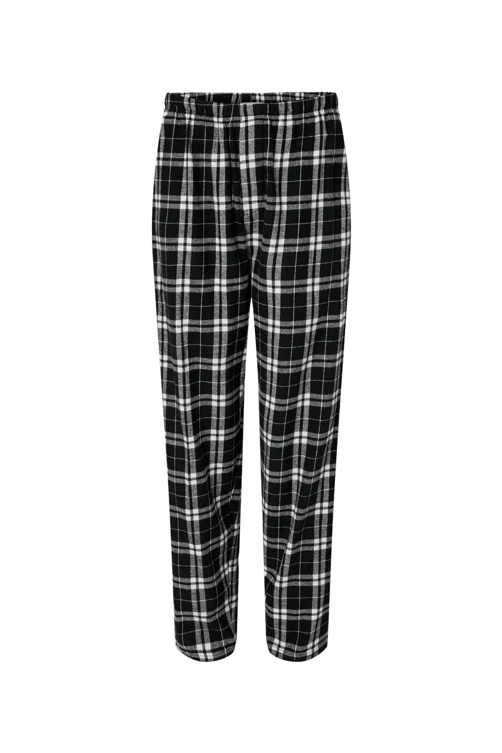Boxercraft Pantalons en flanelle Harley pour hommes avec poches - Noir/Blanc