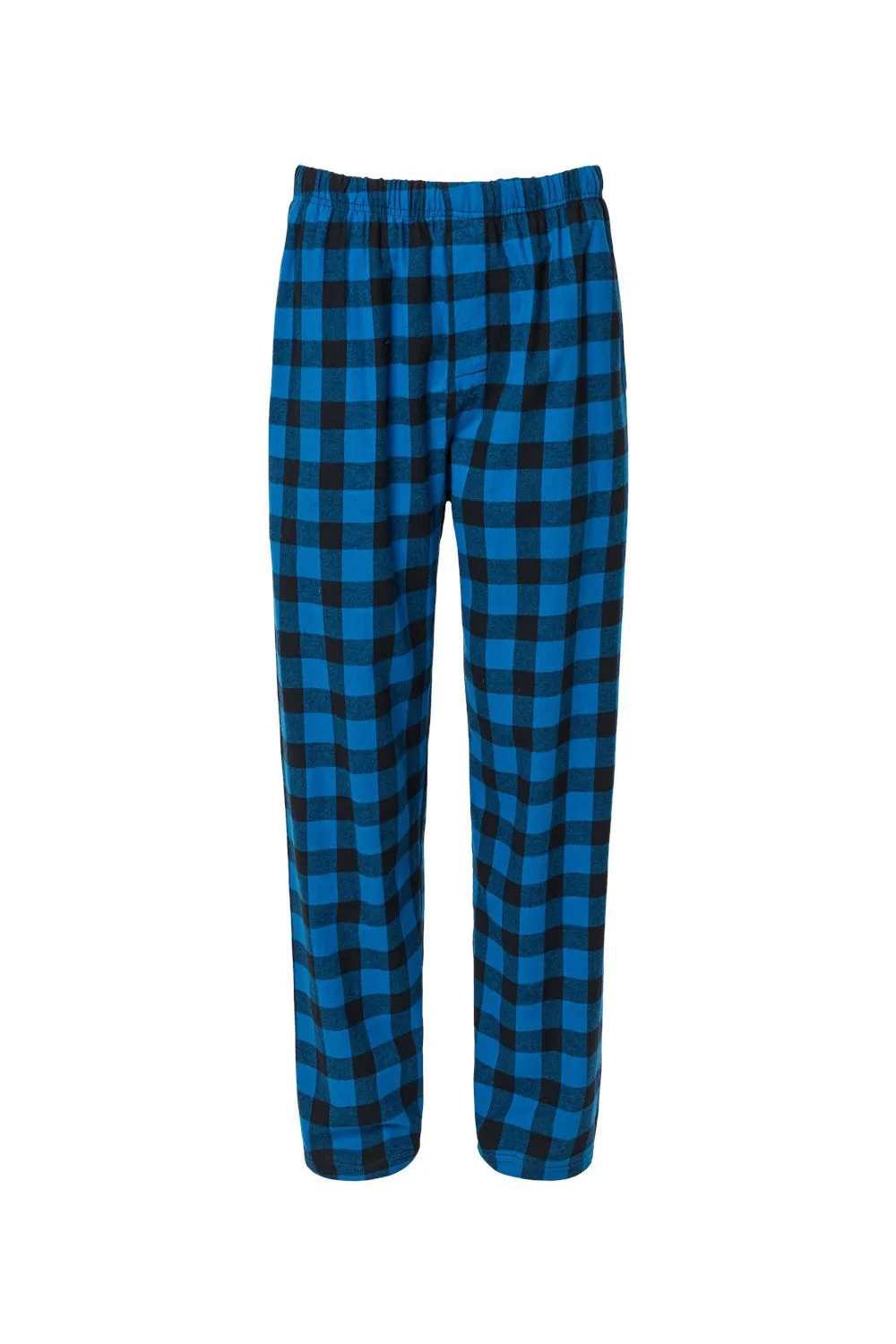 Pantalon en flanelle Harley pour hommes Boxercraft avec poches - Bleu royal/Buffle noir