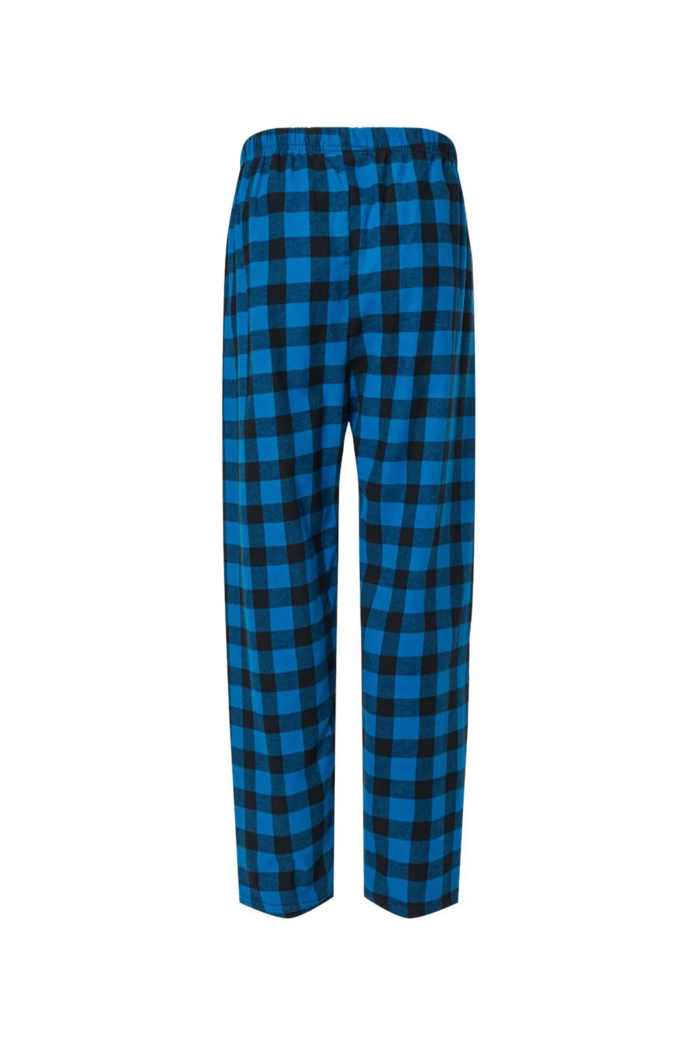 Pantalon en flanelle Harley pour hommes Boxercraft avec poches - Bleu royal/Buffle noir