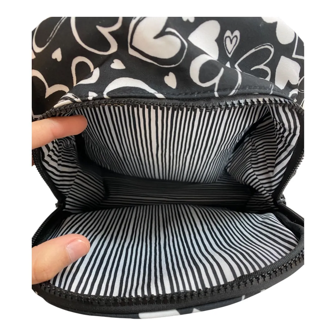 Brighton Sac à dos designé par Brighton en noir et blanc, taille : moyenne