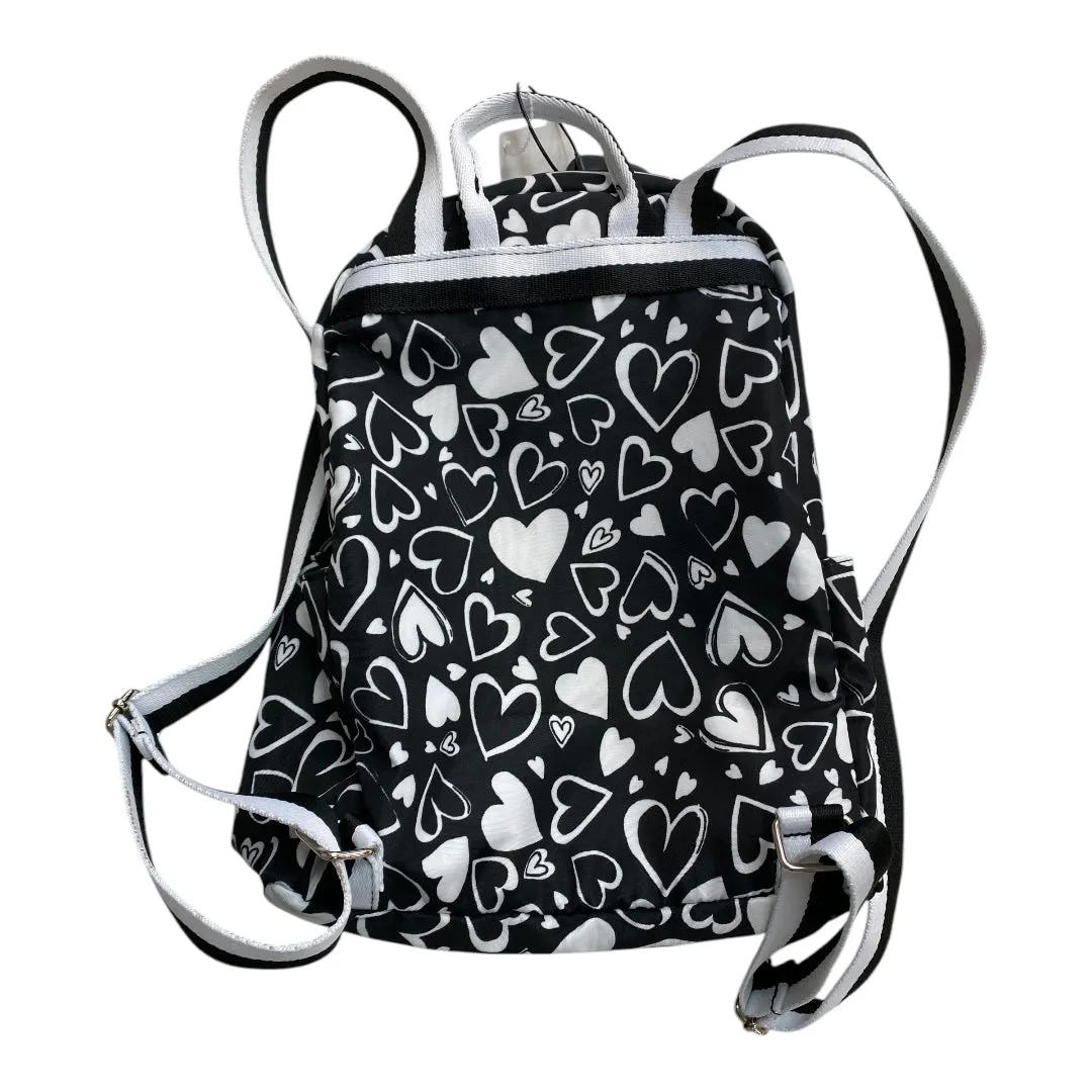 Brighton Sac à dos designé par Brighton en noir et blanc, taille : moyenne
