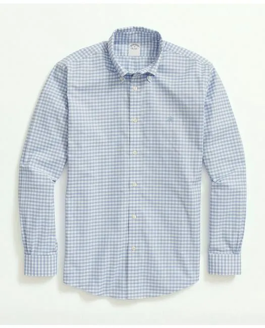 Brooks Brothers Chemise Homme Grandes Tailles Stretch Sans Repassage Col Button-Down Bleu Clair Brooks Brothers