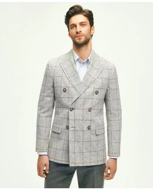 Brooks Brothers Veste de sport grise à double boutonnage en laine mérinos classique pour homme Brooks Brothers