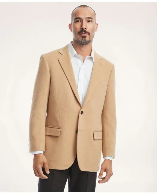 Brooks Brothers Veste de sport en poil de chameau coupe traditionnelle Madison pour homme Beige Brooks Brothers