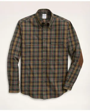 Brooks Brothers Men's Regent Regular-Fit Sport Shirt Green Brooks Brothers