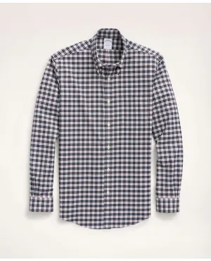 Brooks Brothers Men's Stretch Regent Regular-Fit Sport Shirt Black Brooks Brothers