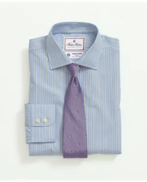 Brooks Brothers Men's X Thomas Mason Cotton Poplin English Collar Blue Brooks Brothers