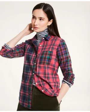 Brooks Brothers Women's Flannel Fun Shirt Multicolor Brooks Brothers