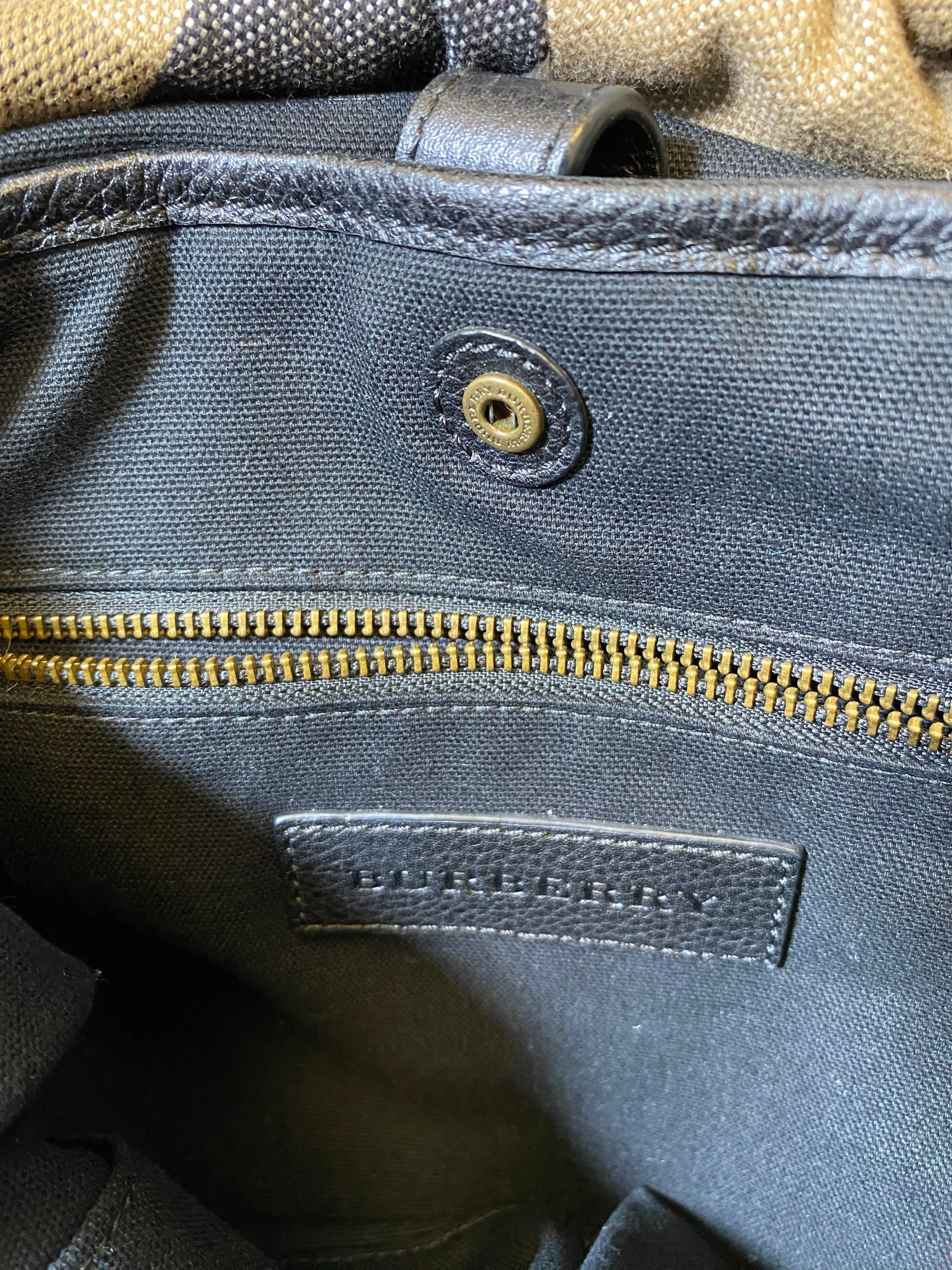 Sac à dos Burberry Luxe Créateur Par Burberry, Taille: Grande