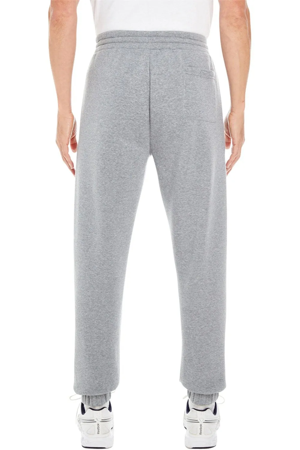 Pantalon de jogging en polaire pour hommes Burnside avec poches - Gris chiné