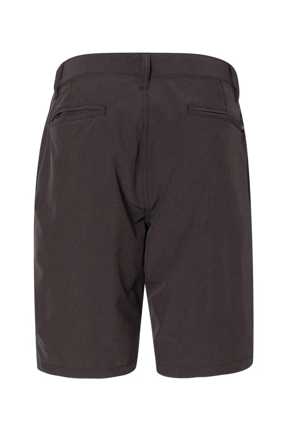 Burnside Shorts Hybrides Homme Stretch Anti-UV avec Poches - Noir Chiné