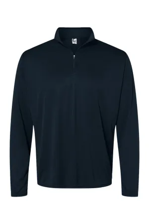 C2 Sport Mens Moisture Wicking 1/4 Zip Sweatshirt - Navy Blue Clothing C2-Sport