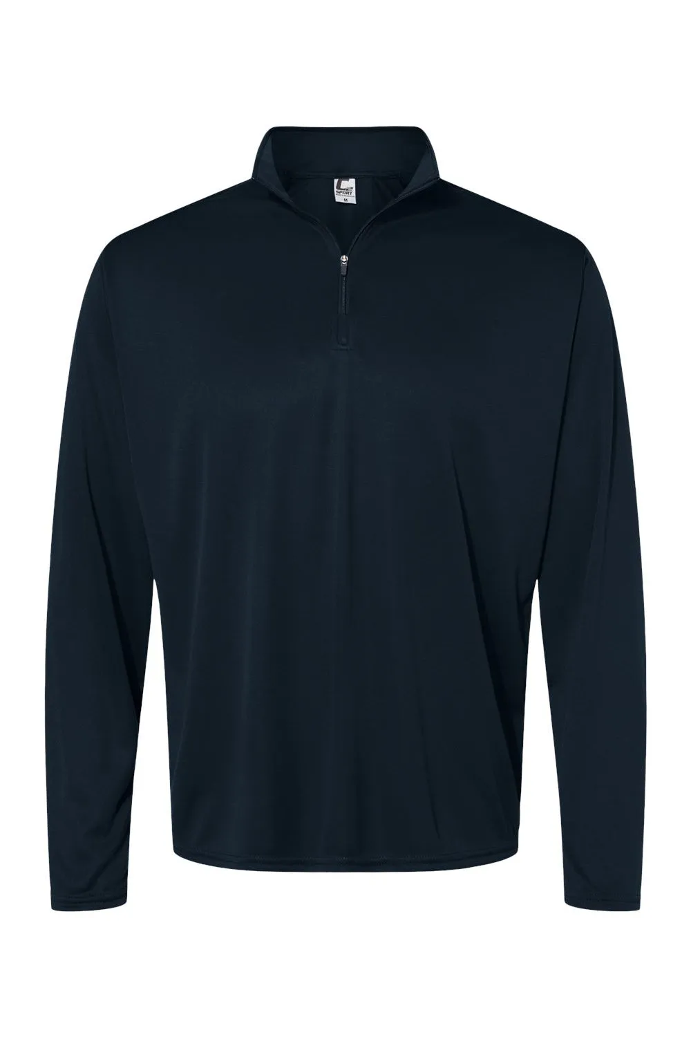 C2 Sport Sweat-shirt Homme à Quart de Zip Respirant - Bleu Marine Vêtements C2-Sport