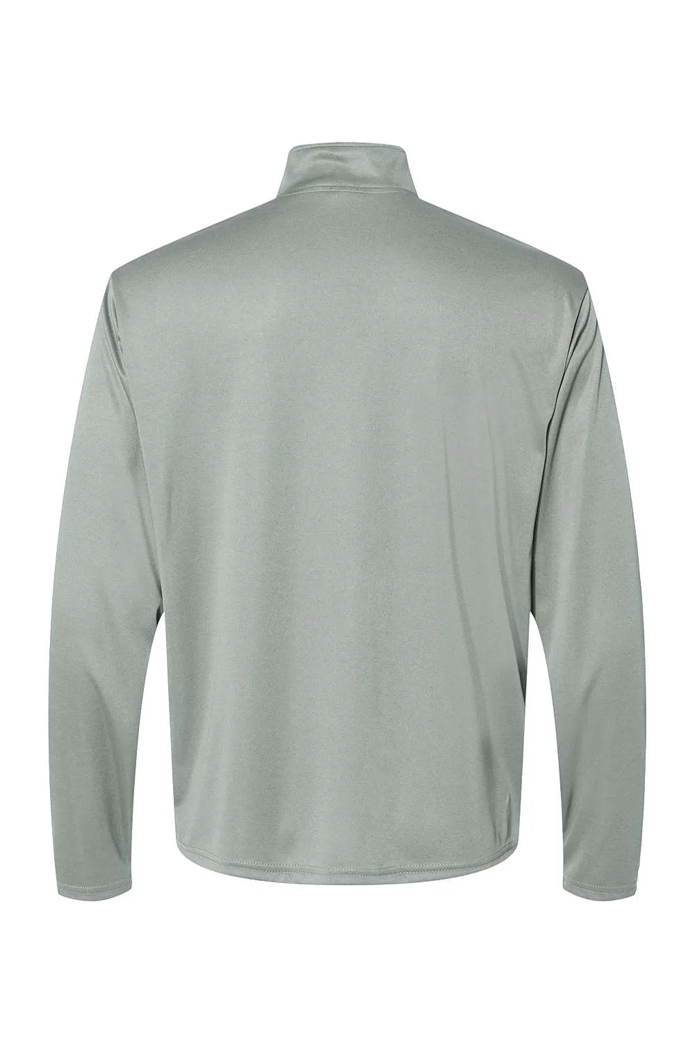 Pull à capuche 1/4 zip pour homme C2 Sport à évacuation de l'humidité - Gris argenté Vêtements C2-Sport