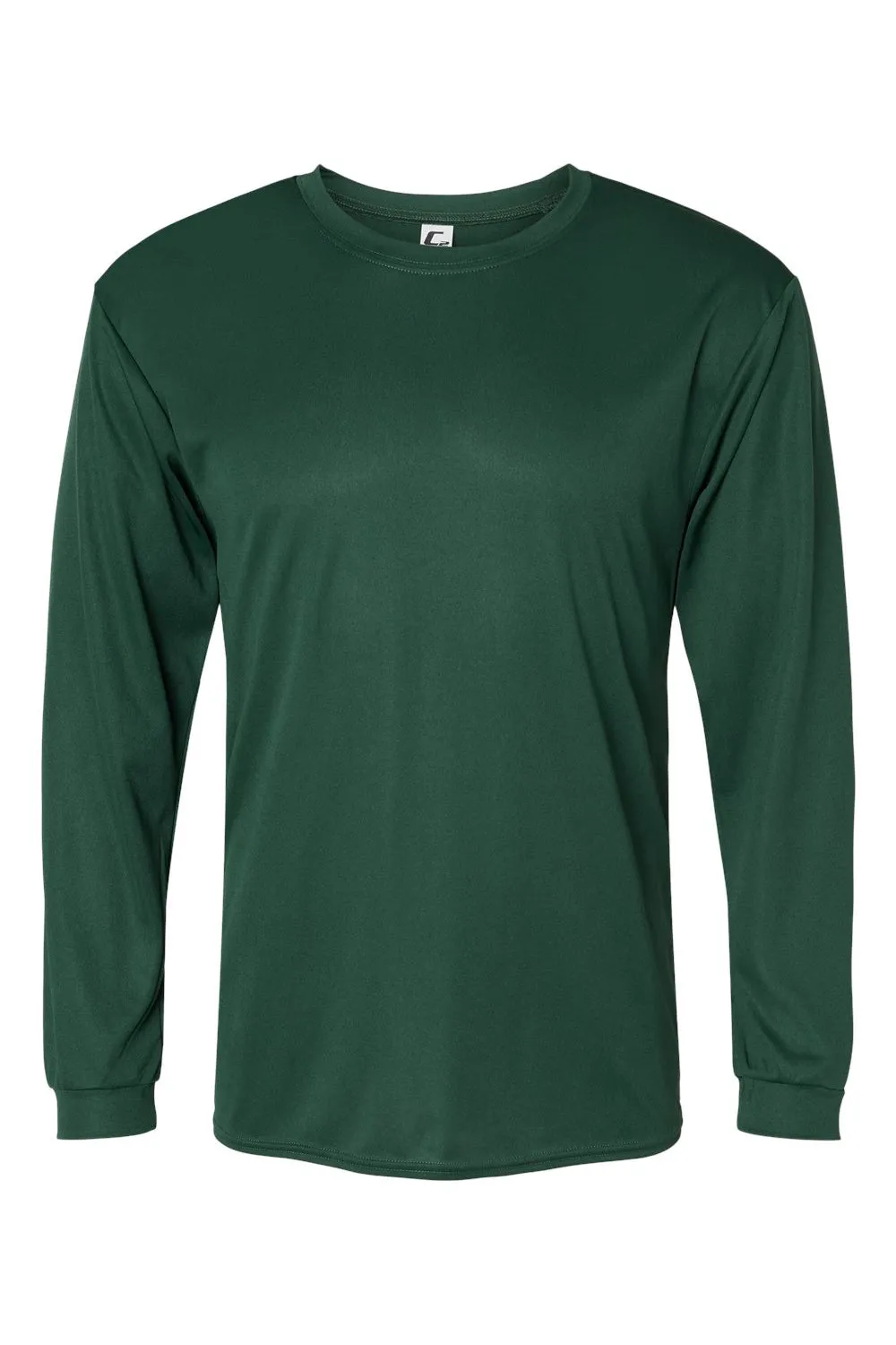 C2 Sport T-shirt à manches longues pour homme à séchage rapide - Vêtement vert forêt C2-Sport