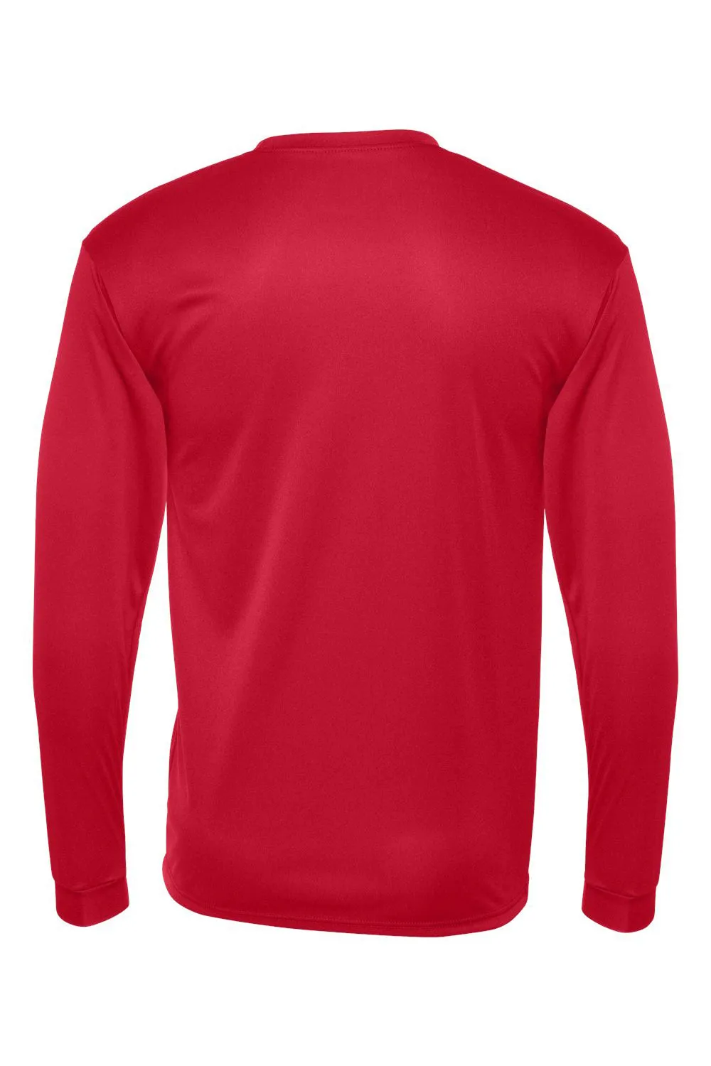 C2 Sport T-shirt à manches longues respirant pour homme à col rond - Rouge Vêtements C2-Sport