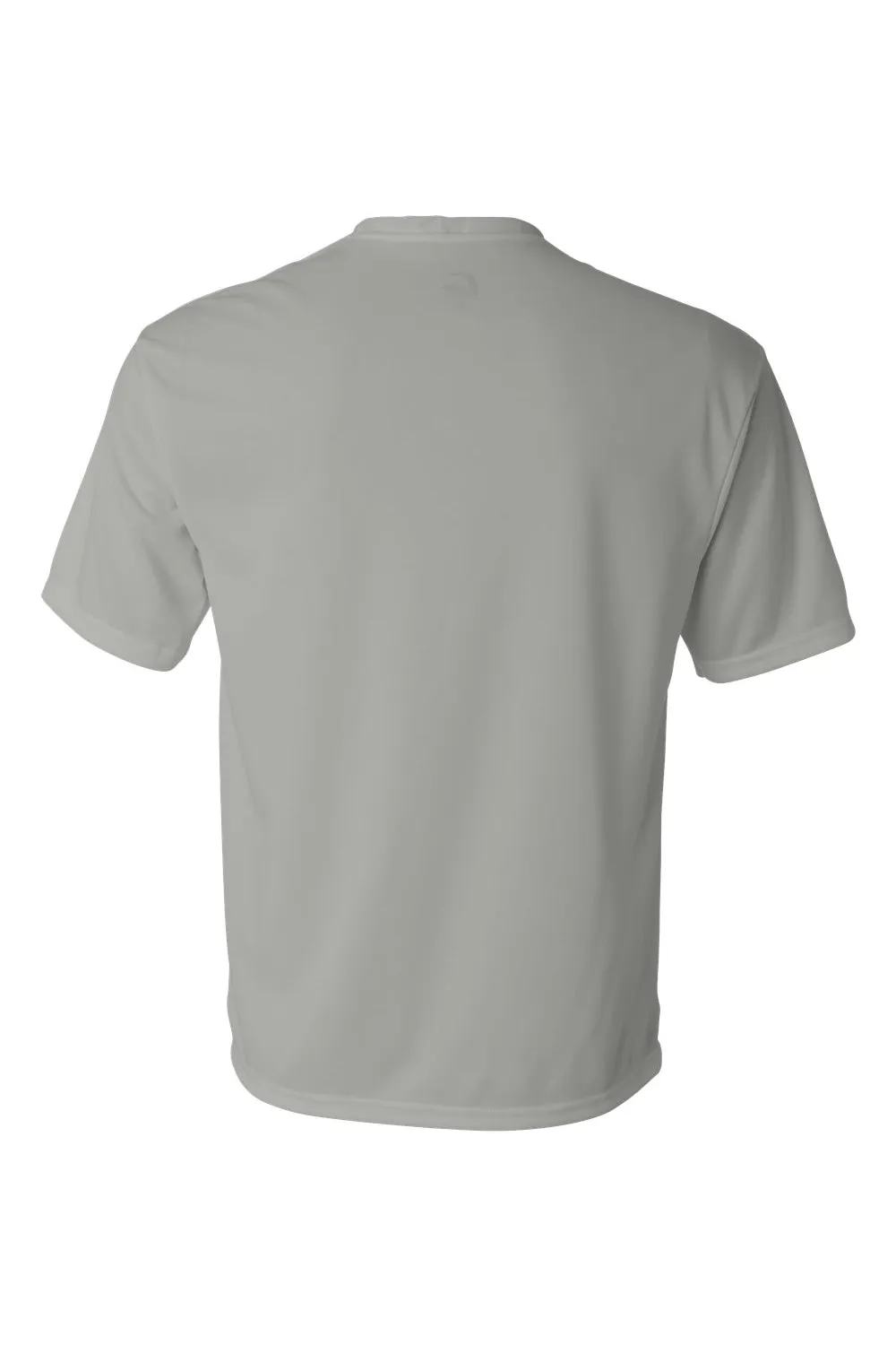 C2 Sport T-shirt à manches courtes col rond pour homme à évacuation de l'humidité - Gris argenté Vêtements C2-Sport