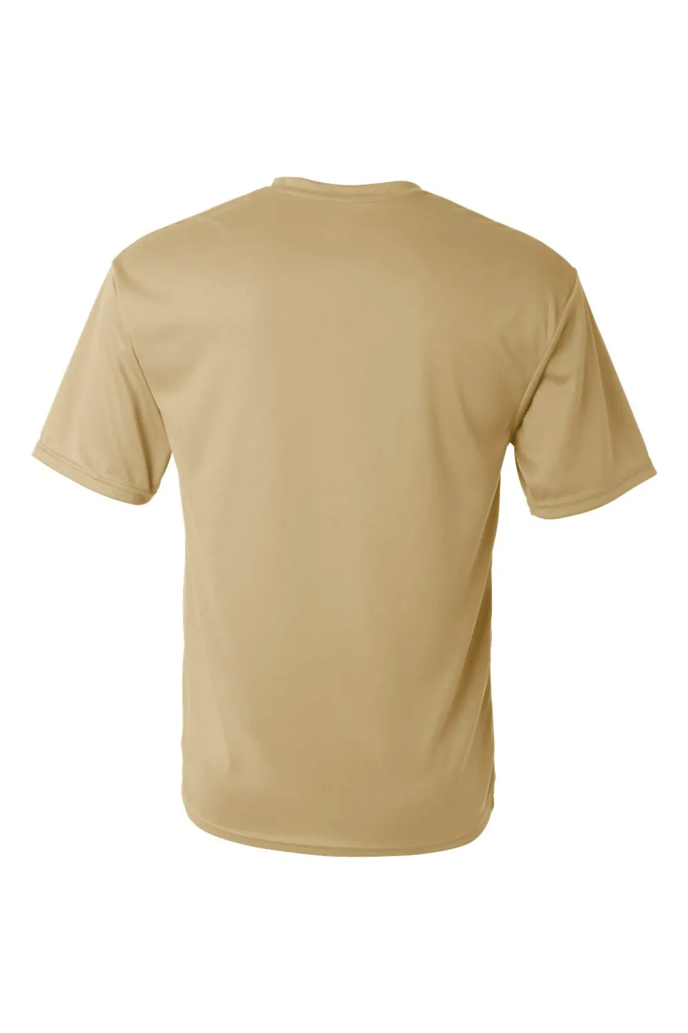 T-shirt à manches courtes et col rond C2 Sport pour homme - Performance et évacuation de l'humidité - Vêtements Vegas Gold C2-Sport
