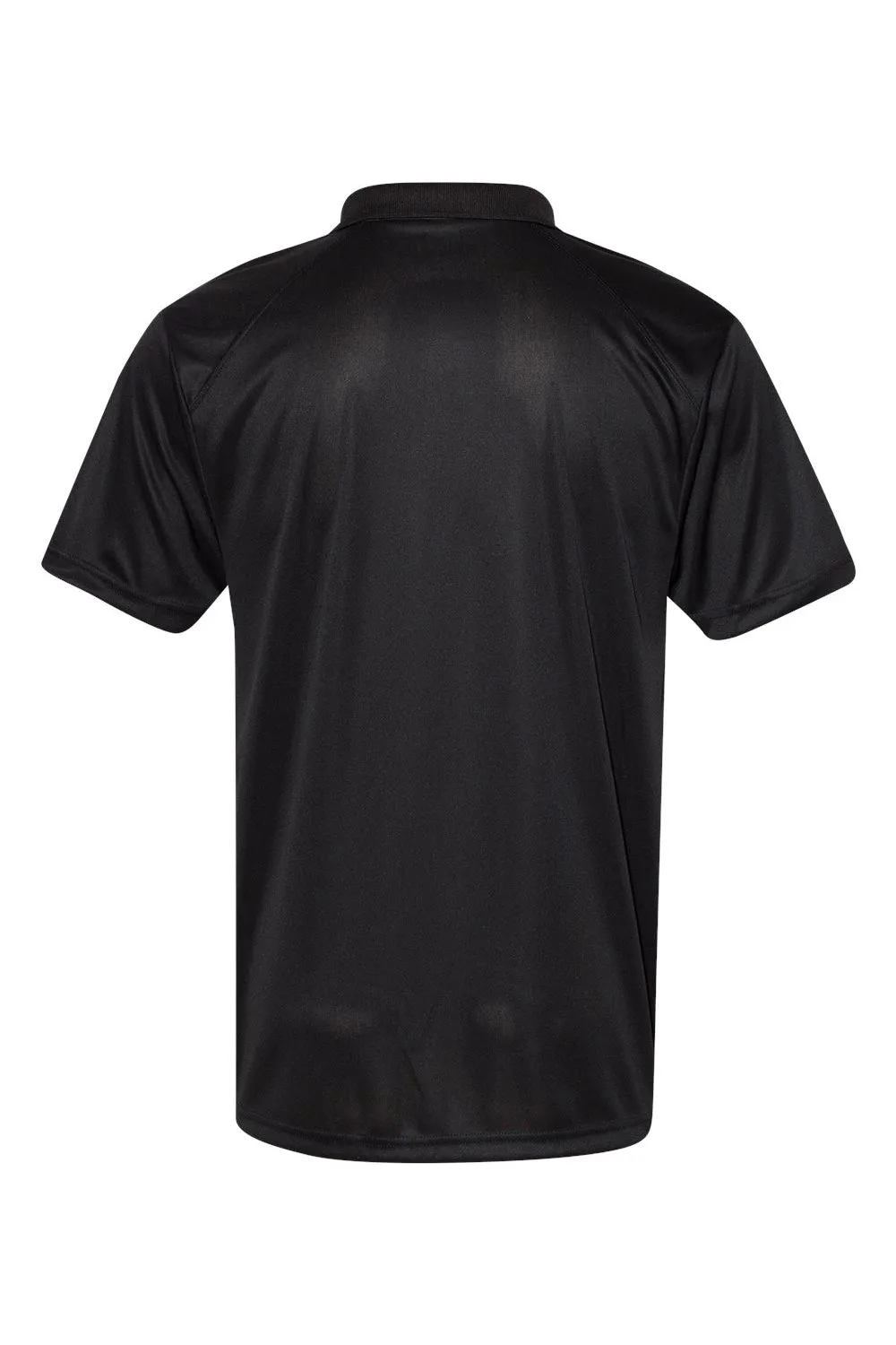 Polo à manches courtes utilitaire pour homme C2 Sport avec évacuation de l'humidité - Vêtement noir C2-Sport