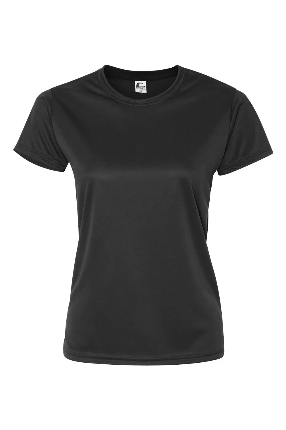C2 Sport T-shirt à manches courtes et col rond pour femme - Noir - C2-Sport