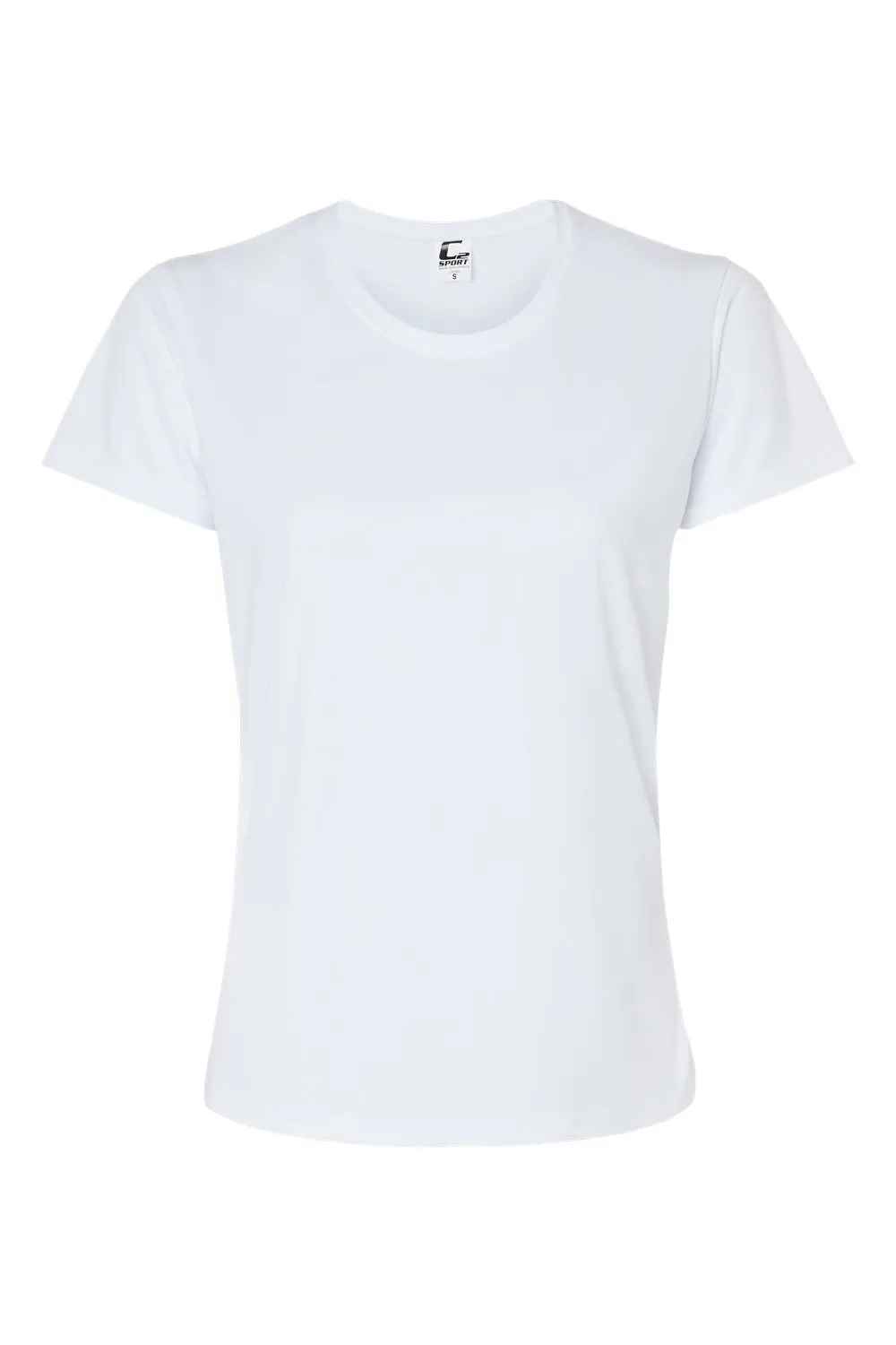 C2 Sport T-shirt à manches courtes respirant pour femme - Blanc Vêtements C2-Sport