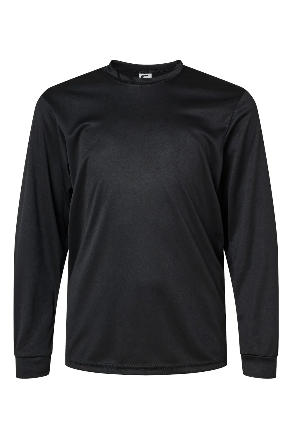 C2 Sport T-shirt à manches longues respirant pour la performance des jeunes - Noir Vêtements C2-Sport