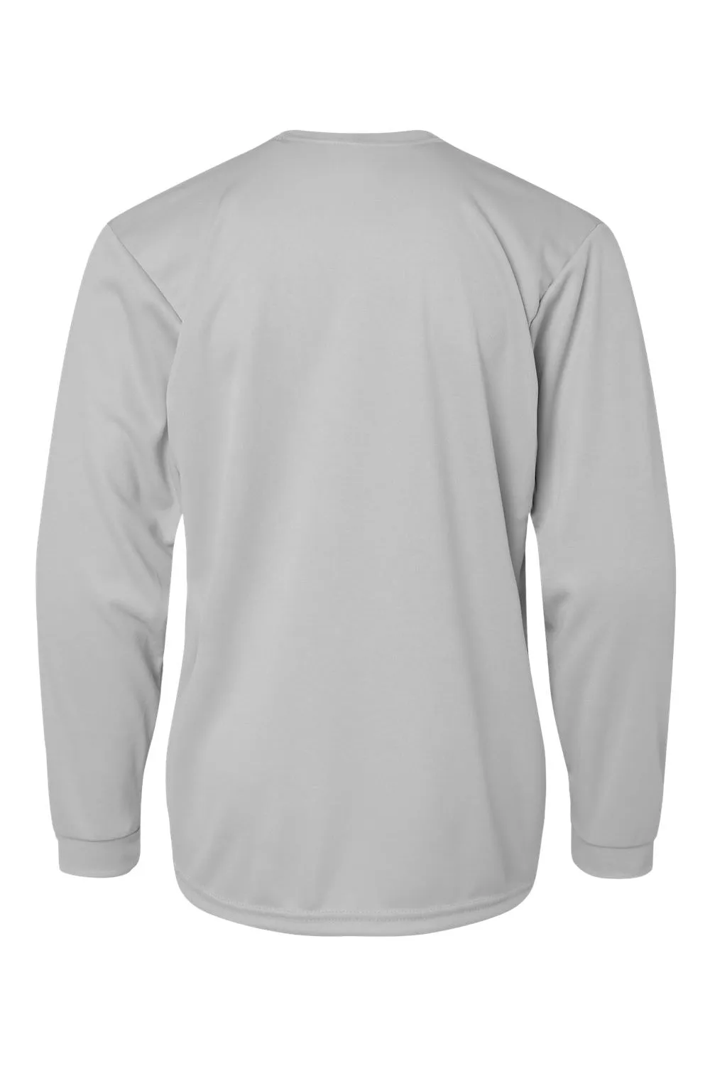 C2 Sport T-shirt à manches longues respirant pour la performance des jeunes - Gris argenté Vêtements C2-Sport