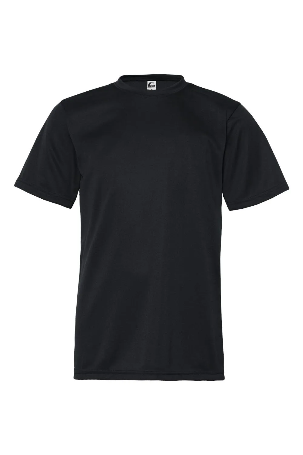 C2 Sport T-shirt à manches courtes respirant pour la performance des jeunes - Noir Vêtements C2-Sport