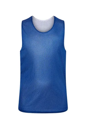 C2 Sport Youth Reversible Mesh Tank Top - Royal Blue/White Clothing C2-Sport