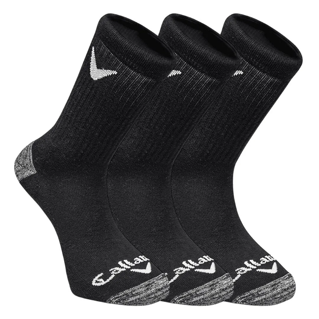 Callaway Sport Crew Pack de 3 Chaussettes de Golf 5619014
