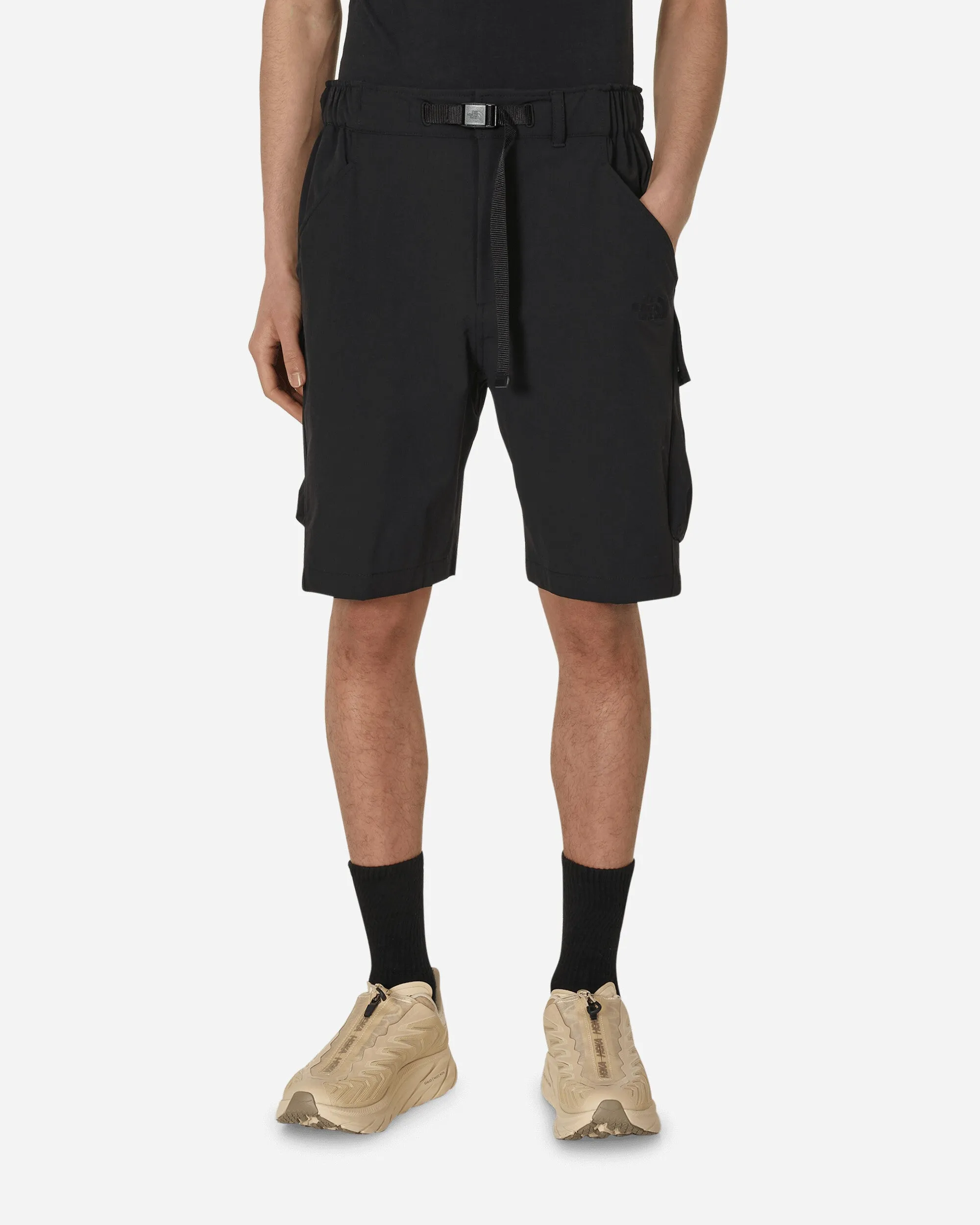 Short Cargo Tissé Noir