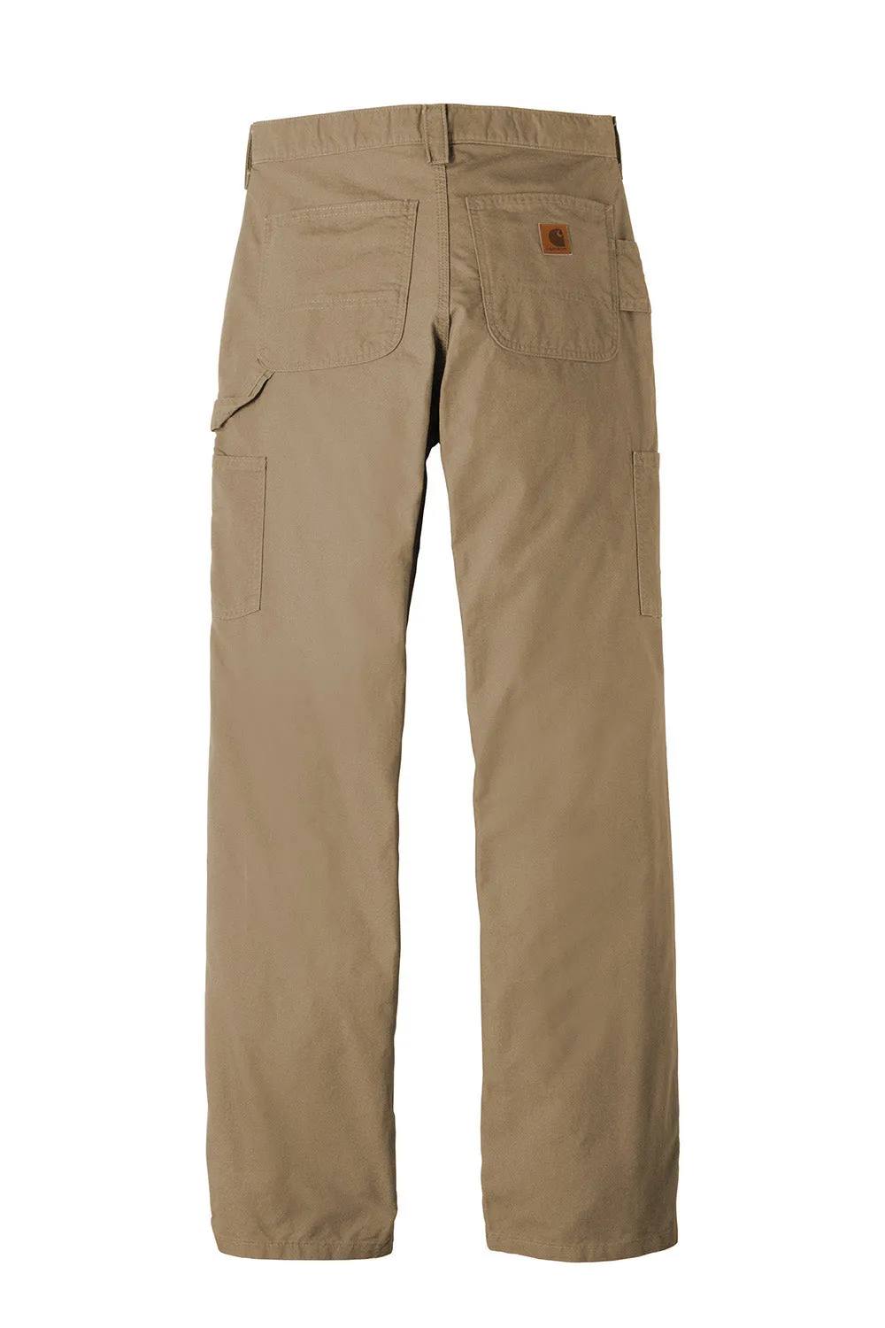 Carhartt Salopettes de Travail en Toile pour Homme avec Poches - Kaki Brun Foncé