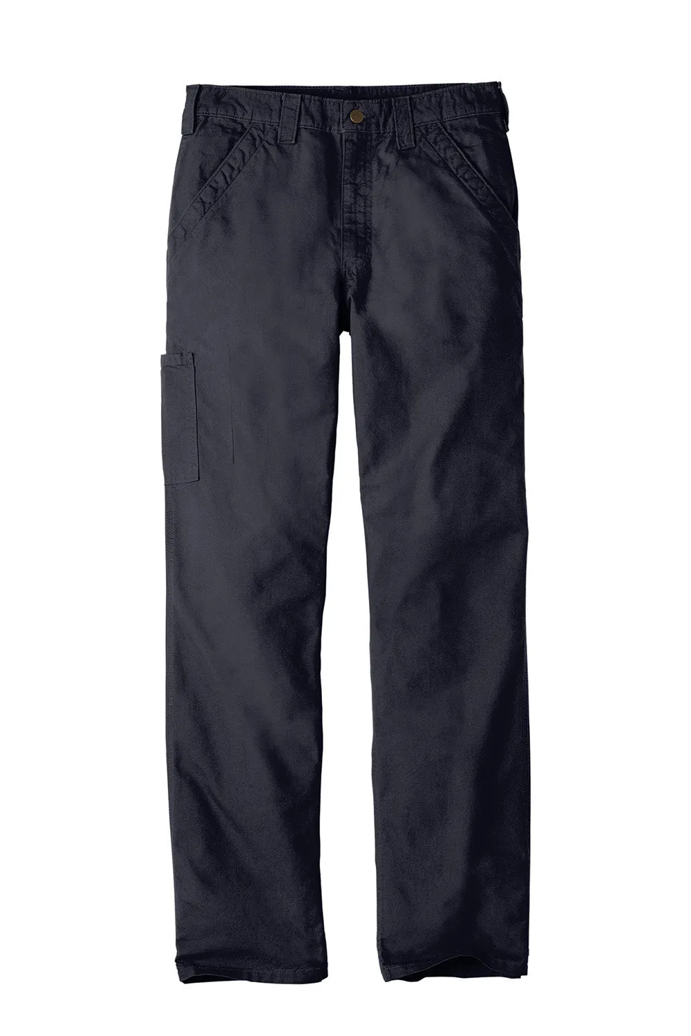 Salopettes de travail en toile pour hommes Carhartt avec poches - Bleu marine