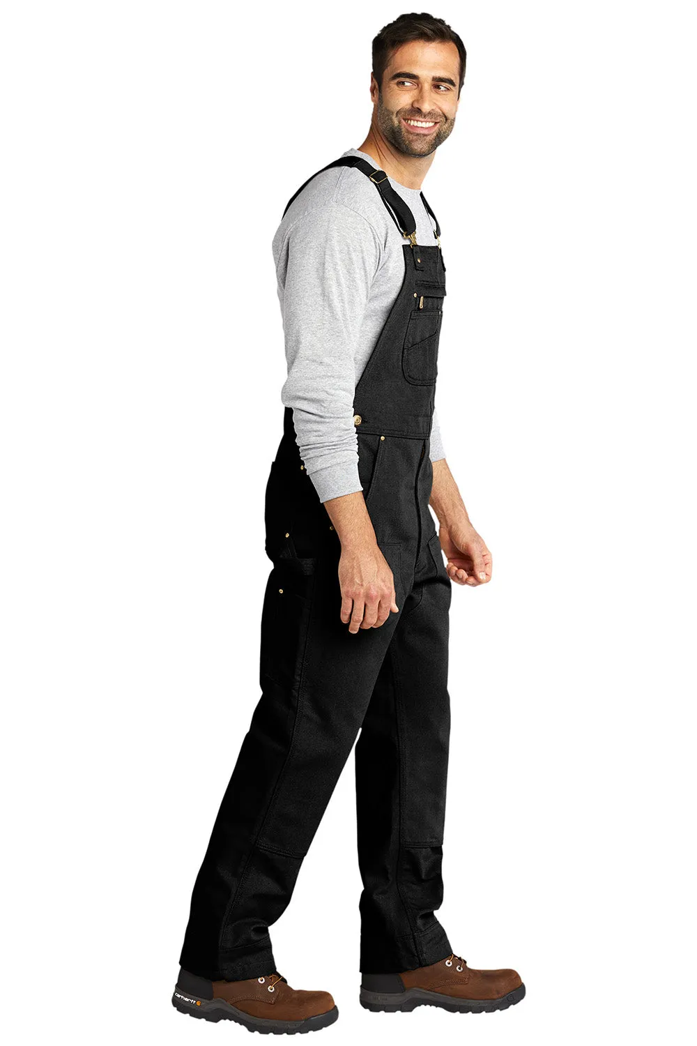 Salopette sans doublure pour homme Carhartt Duck avec poches - Noir
