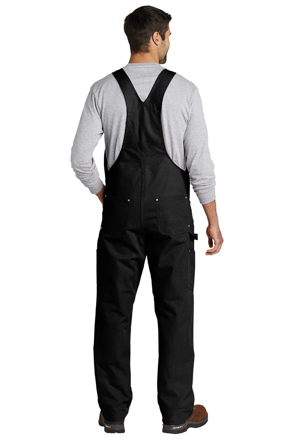 Salopette sans doublure pour homme Carhartt Duck avec poches - Noir