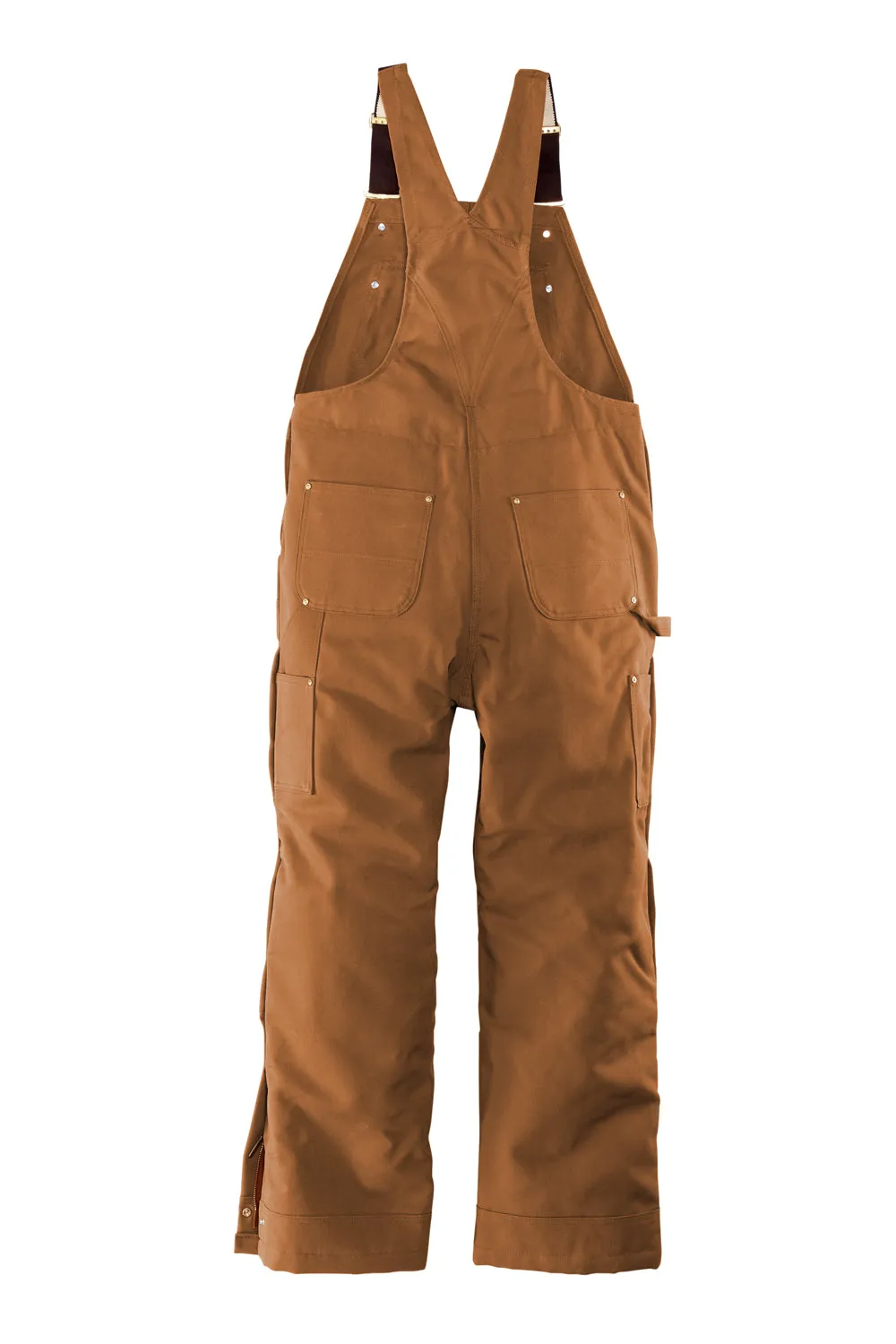 Salopette isolée en toile épaisse pour homme Carhartt avec poches - Marron Carhartt
