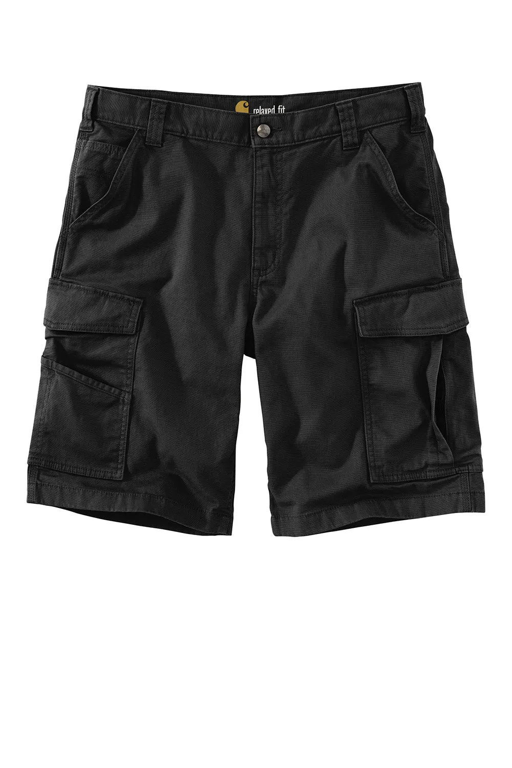 Carhartt Shorts Cargo Rugged Flex Rigby pour Homme avec Poches - Noir