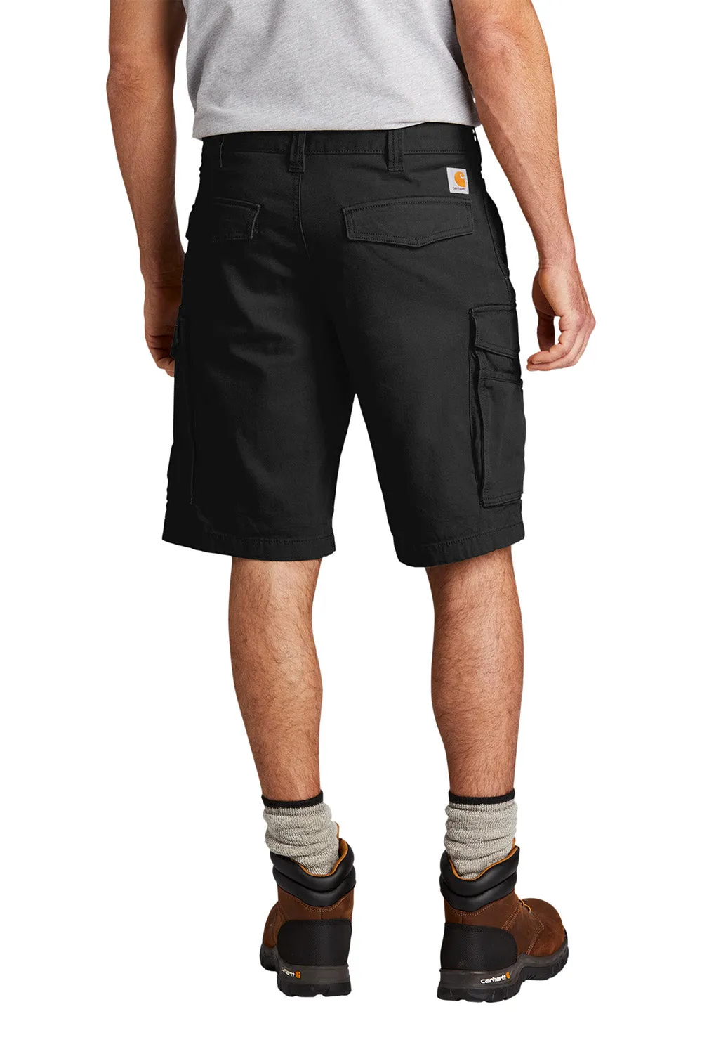 Carhartt Shorts Cargo Rugged Flex Rigby pour Homme avec Poches - Noir