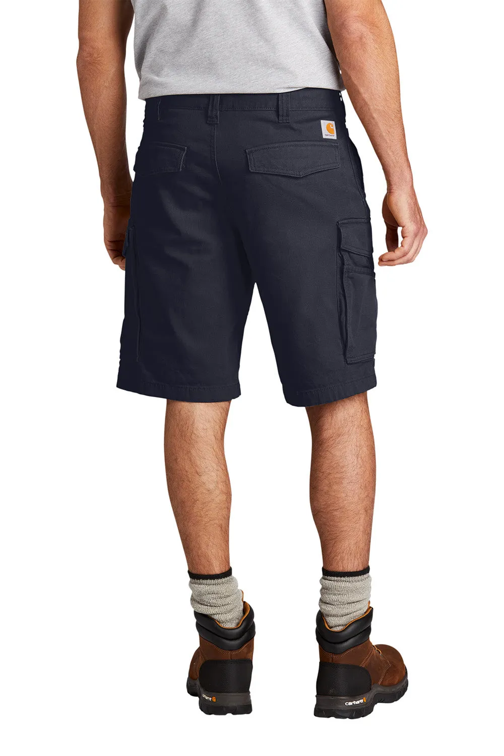 Carhartt Shorts Cargo Rugged Flex Rigby pour Homme avec Poches - Bleu Marine