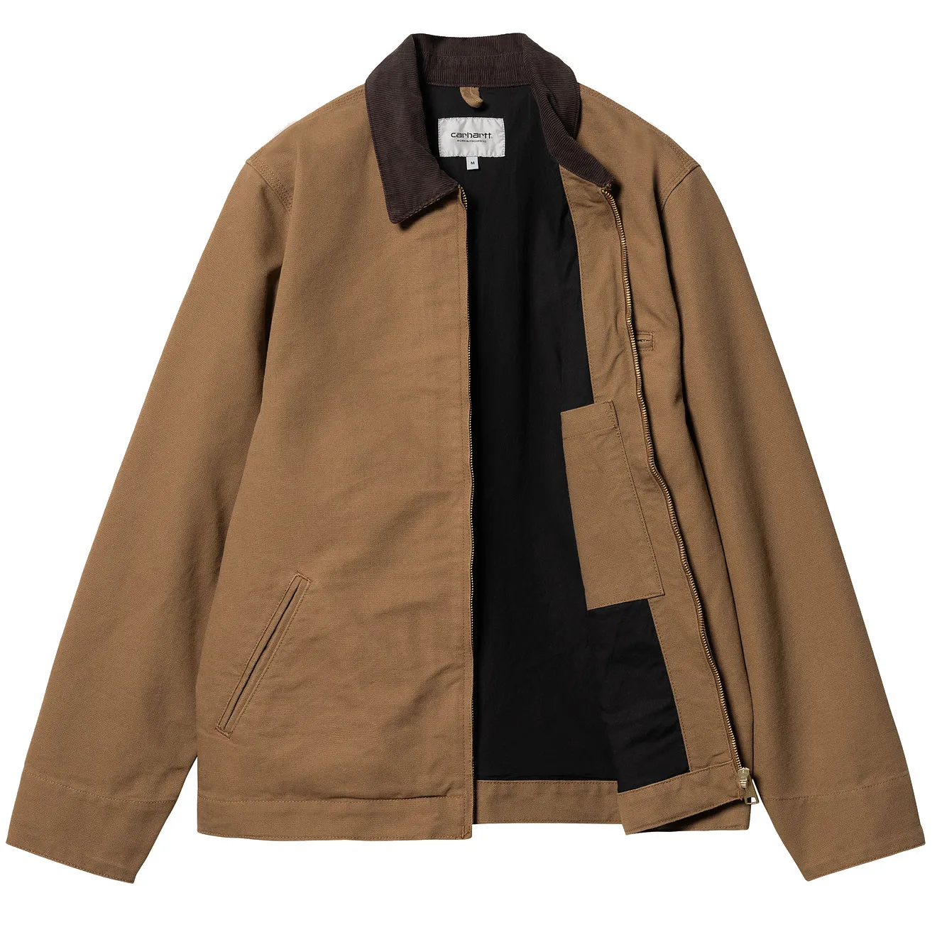 Veste Detroit Carhartt WIP Hamilton Marron / Tabac Lavé